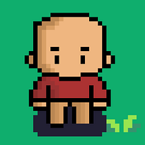 ernesto. Character Design, Video Games, Pixel Art, Game Design, and Design project by Los Lugo - 02.24.2023