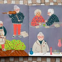 Mi proyecto del curso: Creación de personajes a partir de dibujos de observación. Un proyecto de Ilustración tradicional, Diseño de personajes, Dibujo y Sketchbook de natalia_h - 24.02.2023