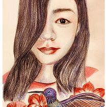 Mi proyecto del curso: Dibujo de retratos llamativos con lápices de colores. Drawing, Portrait Drawing, Sketchbook, and Colored Pencil Drawing project by Igor Seva Conde - 01.22.2023