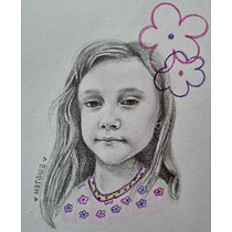 Mi proyecto del curso: Retrato realista con lápiz de grafito. Un progetto di Illustrazione tradizionale, Belle arti, Bozzetti, Disegno a matita, Disegno, Disegno di ritratti, Disegno realistico, Disegno artistico e Disegno anatomico di Natasha - 06.07.2023
