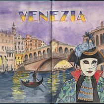 Il mio progetto del corso: Sketching artistico ad acquerello: spazio alle tue idee. Ilustração tradicional, Esboçado, Criatividade, Desenho, Pintura em aquarela, e Sketchbook projeto de giovanna.forteleoni - 25.02.2023