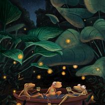 My project for course: Atmospheric Scenes in Procreate: Paint with Color and Light. Ilustração digital e Ilustração tradicional projeto de Jessica van den Berg - 25.02.2023
