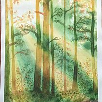 My project for course: Dreamy Watercolor Landscapes: Paint with Light. Pintura, e Pintura em aquarela projeto de wcp686 - 25.02.2023