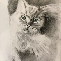 My project for course: Artistic Charcoal Portraiture: Creating Atmosphere. Ilustração tradicional, Artes plásticas, Desenho, Desenho de retrato, Desenho realista, e Desenho artístico projeto de susan1c - 25.02.2023