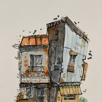 My project for course: Expressive Architectural Sketching with Colored Markers. Een project van  Schetsen,  Tekening,  Architecturale illustratie, Sketchbook y  Illustratie met inkt van l4lla984 - 25.02.2023