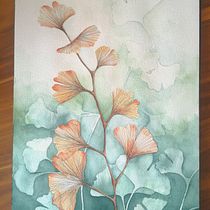 Mi proyecto del curso: Técnicas de acuarela en negativo para ilustración botánica Ein Projekt aus dem Bereich Traditionelle Illustration, Aquarellmalerei und Botanische Illustration von astridvale - 25.02.2023