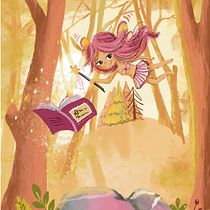 Mein Abschlussprojekt für den Kurs: Kinderbuchillustrationen in Procreate: Male magische Szenerien. Un progetto di Illustrazione tradizionale, Illustrazione digitale, Illustrazione infantile, Pittura digitale e Albo illustrato di Maja Weber - 25.02.2023