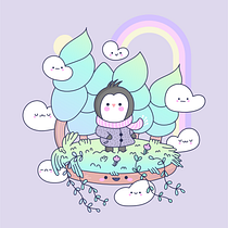 Mi proyecto del curso: Diseño de mundos kawaii: crea ilustraciones alegres. Character Design, Digital Illustration, and Manga project by Valeria Quinan - 02.24.2023