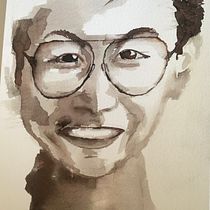 Mein Abschlussprojekt für den Kurs: Künstlerische Tuschemalerei mit chinesischer Tinte. Traditional illustration, Fine Arts, Painting, Pencil Drawing, Portrait Drawing, Artistic Drawing & Ink Illustration project by Kathleen - 02.26.2023