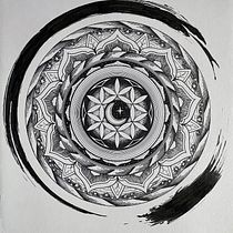 Mon projet du cours : L'art de dessiner des mandalas : créez des motifs géométriques Ein Projekt aus dem Bereich Zeichnung und Illustration mit Tinte von Franck Mangialomini - 26.02.2023