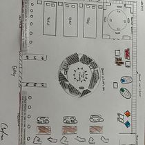 Mi proyecto del curso: Diseño de interiores para un Brewery. Projekt z dziedziny Architektura wnętrz, Projektowanie wnętrz, Dekoracja wnętrz, Projektowanie przestrzeni, R i sunek ołówkiem użytkownika cguanda - 26.02.2023