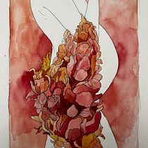 My project for course: Ink Illustration: Develop Your Visual Language. Un proyecto de Bellas Artes, Dibujo, Ilustración con tinta e Ilustración editorial de mikloskova.i - 26.02.2023