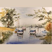 Mi proyecto del curso: Pintura en acuarela de paisajes marinos Ein Projekt aus dem Bereich Malerei, Aquarellmalerei und Naturalistische Illustration von isabel_riba - 26.02.2023