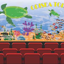 Enjoying the movies. Traditional illustration, Drawing, and Digital Illustration project by Alicia Bengtsson - 02.26.2023