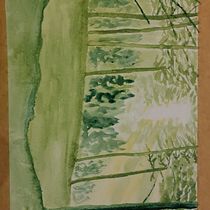 Meu projeto do curso: Paisagens de sonhos com aquarela: pintura com luz. Pintura, e Pintura em aquarela projeto de ricmoraissousa - 26.02.1989