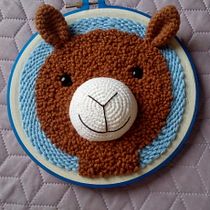 Mi proyecto del curso: Punch needle y crochet: crea personajes únicos Ein Projekt aus dem Bereich H, werk, Spielzeugdesign, Stickerei, Weben, DIY, Crochet, Punch needle und Textildesign von Sonia Laverde - 25.02.2023