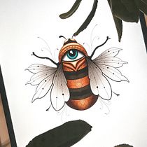 Mon projet du cours : Conception de tatouage aux effets dorés sur Procreate . Ilustração tradicional, Ilustração digital, e Desenho de tatuagens projeto de naturaffection - 27.02.2023