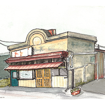 My project for course: Expressive Architectural Sketching. Een project van  Schetsen,  Tekening,  Architecturale illustratie, Sketchbook y  Illustratie met inkt van Katie Baynes - 27.02.2023