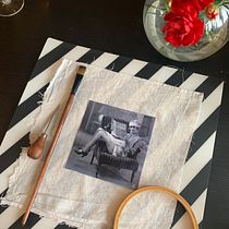 My project for course: Photo Embroidery on Fabric. Photograph, Collage, Paper Craft, Printing, Embroider, DIY, and Textile Design project by Ивана Вујновић - 02.27.2023