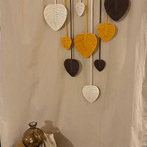 Il mio progetto del corso: Creazione di opere decorative con foglie in macramè. DIY, e Macramê projeto de liliana_ch - 27.02.2023