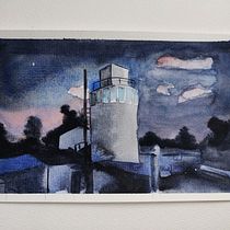 Mein Abschlussprojekt für den Kurs: Reiseskizzen in Aquarell: Fange deine Umgebung ein. Traditional illustration, Painting, Sketching, Drawing, Watercolor Painting, Architectural Illustration, and Sketchbook project by Annelie Brux - 02.27.2023