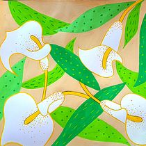 Mi proyecto del curso: Patrones botánicos en sketchbook: conquista la página en blanco. Ilustração tradicional, Pattern Design, Ilustração botânica, e Sketchbook projeto de atlal - 27.02.2023