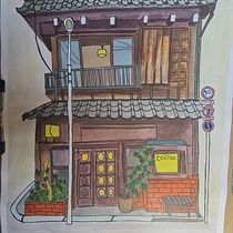 Mi proyecto del curso: Ilustración de escenas con acuarela y pluma estilográfica. Painting, Sketching, Watercolor Painting, Architectural Illustration & Ink Illustration project by Wanda Reyes - 02.27.2023
