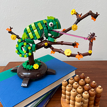 LEGO Chameleon :D. Un progetto di Art to e Artigianato di Vic Elizalde - 25.02.2023