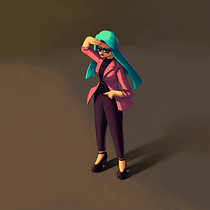 Meu projeto do curso: Pintura digital de personagens: ilustre com luz e cor. Ilustração tradicional, Design de personagens, Ilustração digital, e Pintura digital projeto de Arthur Almeida do Nascimento - 25.02.2023