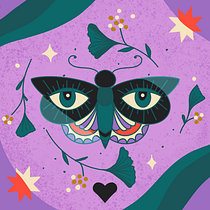 Mein Abschlussprojekt für den Kurs: Kreative Komposition für Illustration mit Procreate. Ilustração tradicional, Criatividade, Ilustração digital, e Desenho digital projeto de Nora Francke - 28.02.2023
