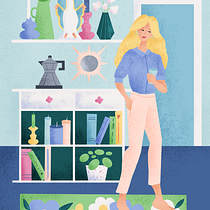 Mein Abschlussprojekt für den Kurs: Farbenfrohe digitale Illustrationen mit Procreate. Traditional illustration, Drawing, Digital Illustration, and Digital Drawing project by Nora Francke - 02.28.2023