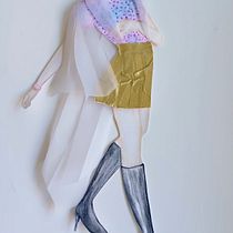 My project for course: Creative Fashion Illustration Techniques. Un projet de Illustration traditionnelle , et Collage de Kelle Walters - 22.02.2023