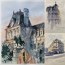 Meu projeto do curso: Desenho arquitetônico com aquarela e tinta. Sketching, Drawing, Watercolor Painting, Architectural Illustration, Sketchbook & Ink Illustration project by Eduardo Busin Fernandes - 02.28.2023