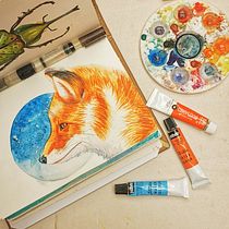 Mi proyecto del curso: Retratos expresivos de animales en acuarela. Ilustração tradicional, Pintura em aquarela, Desenho realista e Ilustração naturalista projeto de Cristina Nares - 05.03.2023