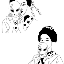 Paulina's project for course: Custom Tattoo Design with Procreate. Ilustração tradicional, Design gráfico, Desenho, Ilustração digital, Desenho de tatuagens, e Desenho digital projeto de paaulinaf920 - 28.02.2023