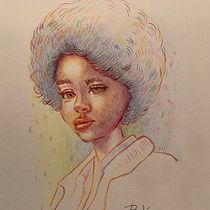 Mi proyecto del curso: Dibujo de retratos llamativos con lápices de colores. Drawing, Portrait Drawing, Sketchbook, and Colored Pencil Drawing project by Beatriz López Rivet - 02.28.2023