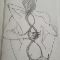My project for course: Figure Drawing for Beginners. Fine Arts, Sketching, Pencil Drawing, Drawing, Realistic Drawing, and Figure Drawing project by yasmina - 02.28.2023