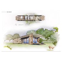 Proyecto: Ilustración arquitectónica a mano alzada. Un projet de Architecture, Dessin au cra, on et Illustration architecturale de Roberto Taco G. - 01.03.2023