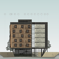 Mi proyecto del curso: Modelado de edificios paramétricos con Revit. Un progetto di 3D, Architettura, Architettura d'interni, Modellazione 3D, Architettura digitale e ArchVIZ di Odalis Amanda Melgar Solares - 01.03.2023