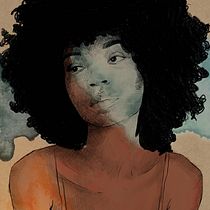Mi proyecto del curso: Retrato ilustrado con Procreate. Ilustração tradicional, Ilustração vetorial, Ilustração digital, e Desenho de retrato projeto de carmen_dmc - 01.03.2023