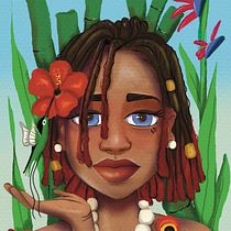 My project for course: Digital Painting and Portraiture for Black Skin. Traditional illustration, Digital Illustration, and Digital Painting project by Lisa Davis Palmer - 03.01.2023
