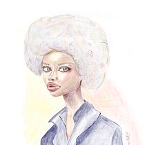 My project for course: Vibrant Portrait Drawing with Colored Pencils. Drawing, Portrait Drawing, Sketchbook, and Colored Pencil Drawing project by Olga Key - 03.01.2023