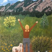 My project for course: Landscape Painting with Gouache for Beginners. Fine Arts, Painting, Naturalistic Illustration, and Gouache Painting project by lynnfendt - 03.01.2023