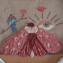 Mi proyecto del curso: Bordado freestyle sobre tul para principiantes. Accessor, Design, Embroider, Botanical Illustration, and Textile Design project by Elena Castellano - 03.02.2023