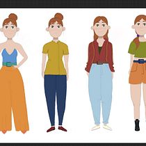 Meu projeto do curso: Desenho de personagens repletos de carisma. Projekt z dziedziny Projektowanie postaci, Sketching,  R, sunek, Stor, telling, Stor, board,  R, sunek art, st, czn i Narracja użytkownika Karina Steiner - 02.03.2023