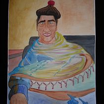 Meu projeto do curso: Retrato em aquarela: capture a personalidade do seu modelo. Watercolor Painting project by Carlos Costa - 03.02.2023
