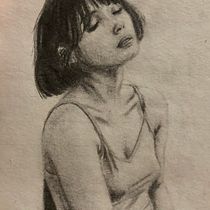 Mi proyecto del curso: Retrato artístico al carboncillo: creando atmósferas. Ilustração tradicional, Artes plásticas, Desenho, Desenho de retrato, Desenho realista, e Desenho artístico projeto de Jonathan Sanchez - 02.03.2023