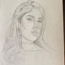 Mi proyecto del curso: Cuaderno de retratos a línea con grafito. Artes plásticas, Esboçado, Desenho, Desenho de retrato, e Sketchbook projeto de jair_solis - 06.02.2023