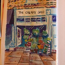My project for course: Vibrant Urban Illustration with Gouache Paint. Painting, Sketching, Architectural Illustration, and Gouache Painting project by anjuvrajan - 03.02.2023