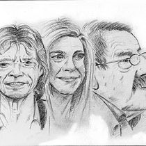 Mein Abschlussprojekt für den Kurs: Skizzenbuch für Porträts: Erkunde das menschliche Gesicht. Un proyecto de Bocetado, Dibujo, Dibujo de Retrato, Dibujo artístico y Sketchbook de free4ski - 03.03.2023